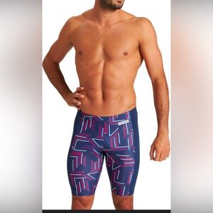 ARENA PUZZLED MALE JAMMER Size 30